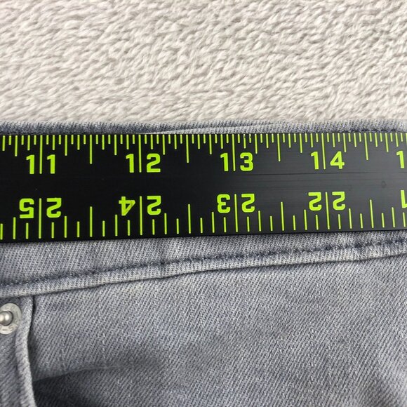 Levi's Womens Jeans Size 30 712 Slim Fit Straight Leg Gray Denim Classic Casual - Picture 4 of 15